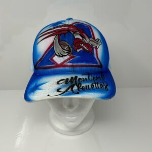 Airbrush custom Montreal Alouettes CfL hat